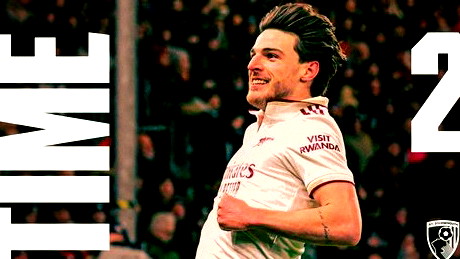 أرسنال ينتفض بثنائية رايس ليفوز على بورنموث