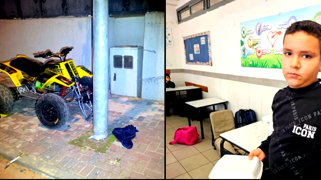 قلنسوة: مصرع الفتى اواب يونس رابوص (10 أعوام)  إثر حادث انقلاب مركبة رباعية (تراكتورون) 