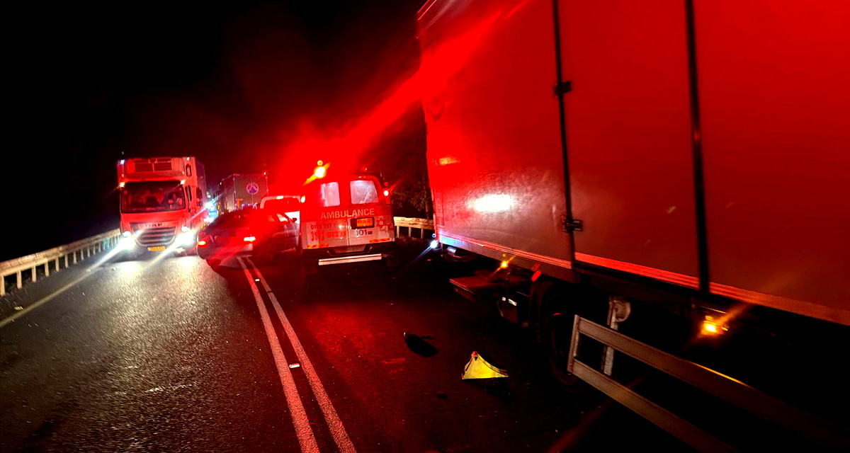 منطقة العفولة: مصرع شاب وإصابة 4 آخرين في حادث طرق وقع على شارع 675