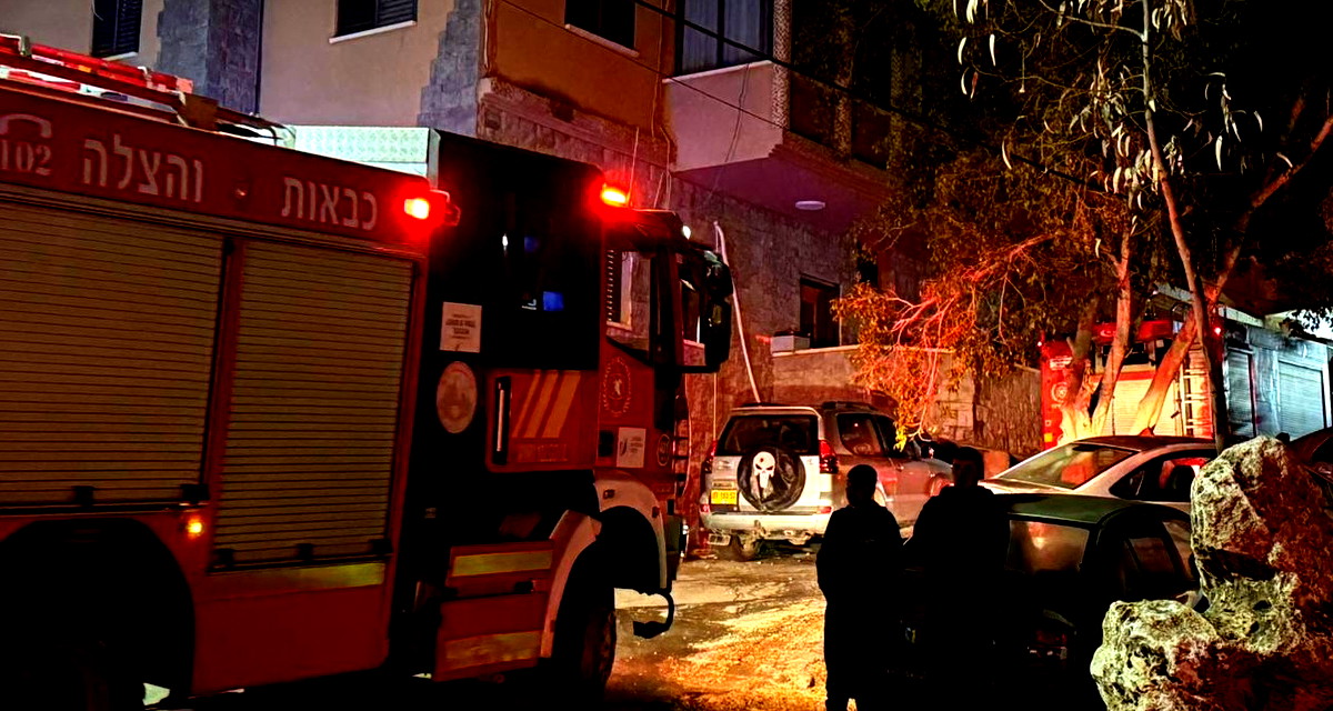 عرابة: اندلاع حريق في مبنى سكني واخلاء مصابين 