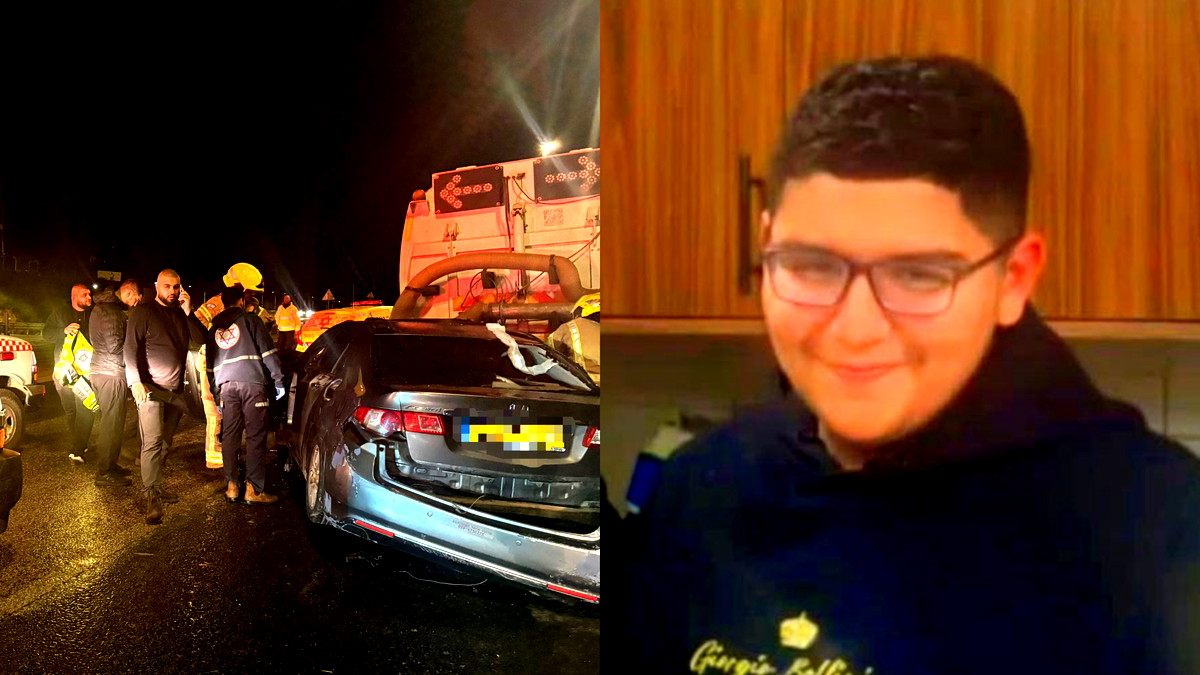 مصرع الفتى يامن رامي جبارين وإصابة شابين بجراح خطيرة وطفيفة إثر حادث طرق قرب وادي عارة