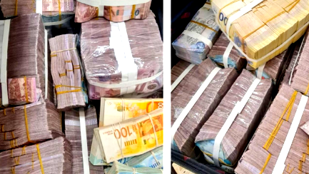 ضبط ما يقارب 12 مليون شيكل نقدًا، عند معبر اللنبي