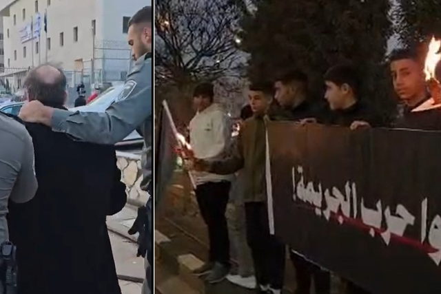 المجتمع العربي يواصل نضاله ضد العنف: إغلاق شارع 70 في كفر ياسيف.. اعتقال رئيس المجلس السابق وسلسلة بشرية في سخنين