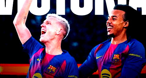 أولمو يُعيد برشلونة لصدارة الدوري الإسباني بالفوز على أوفييدو  