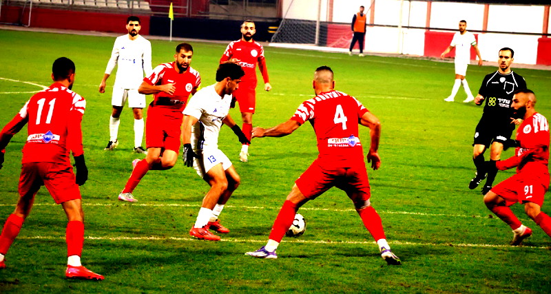 بلدي عرابة يهزم مكابي نفي شئنان 3–1 في استاد الدوحة 