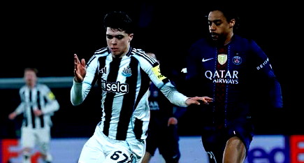 نيوكاسل يونايتد يفرض التعادل على باريس سان جيرمان 