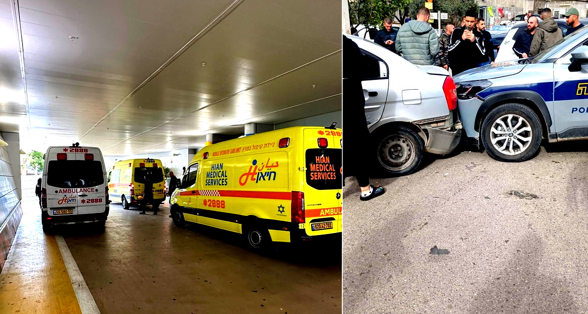 مطاردة شرطية على شارع 70  تنتهي باعتقال سائق (25 عامًا) بعد إصابته وتهديد حياة المواطنين