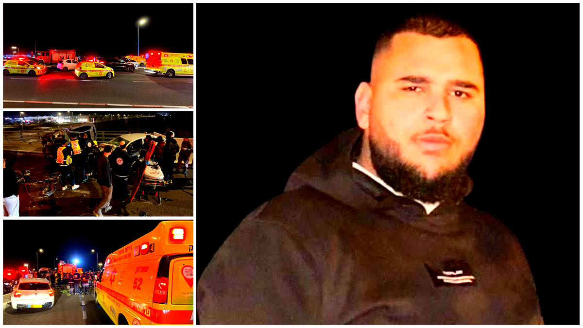 مصرع الشاب أمين عبد الحليم محمود نعمان ابو عطا من كفرقرع جراء تعرضه لحادث طرق