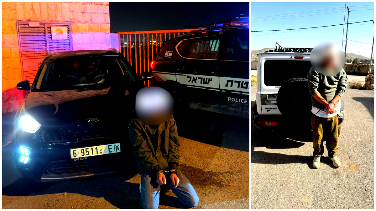ضبط فلسطيني لم يسبق له الحصول على رخصة قيادة , يقود سيارة مرتدياً زيّاً عسكرياً إسرائيلياً في الضفة 