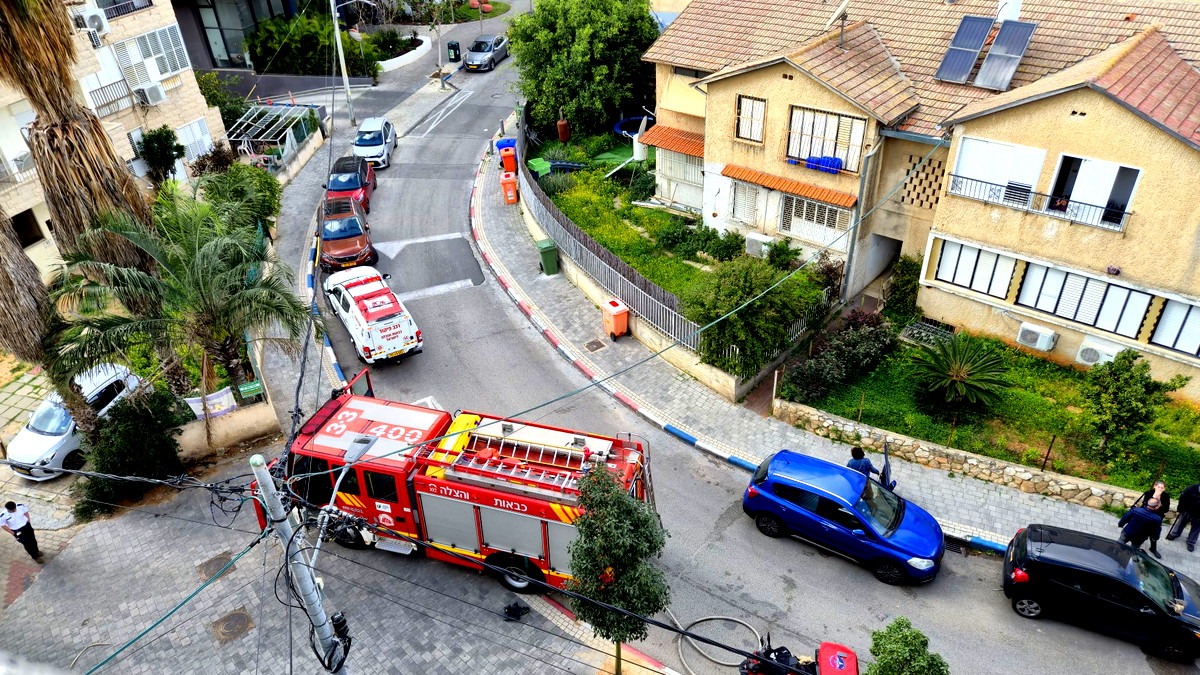 رمات غان: حريق شقة في مبنى سكني مكون من ثلاثة طوابق