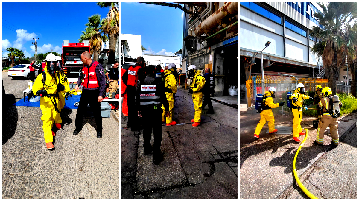 تسرب غاز امونيا في مصنع تل يوسف في منطقة الشمال