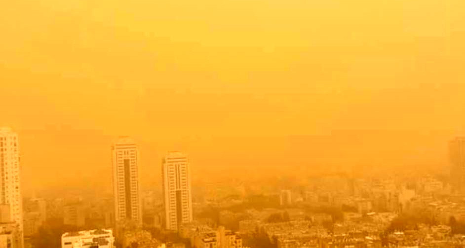 تلوث هواء غير مسبوق يغطي تل أبيب والقدس… تحذيرات صحية عاجلة