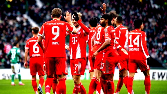 ثنائية كين تمنح بايرن الفوز على بريمن في الدوري الألماني