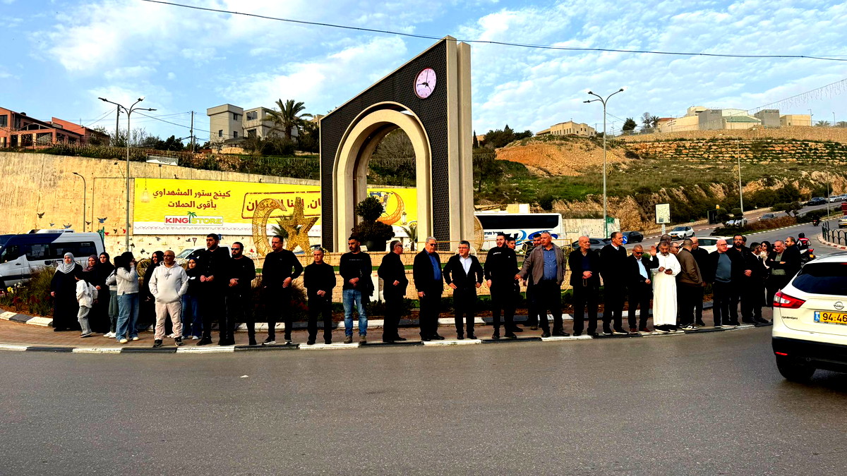 بدعوة من اللجنة الشعبية: تظاهرة في مدخل ام الفحم بعد الجريمة المزدوجة..د. يوسف جبارين: واقع الجريمة مؤلم لنا 