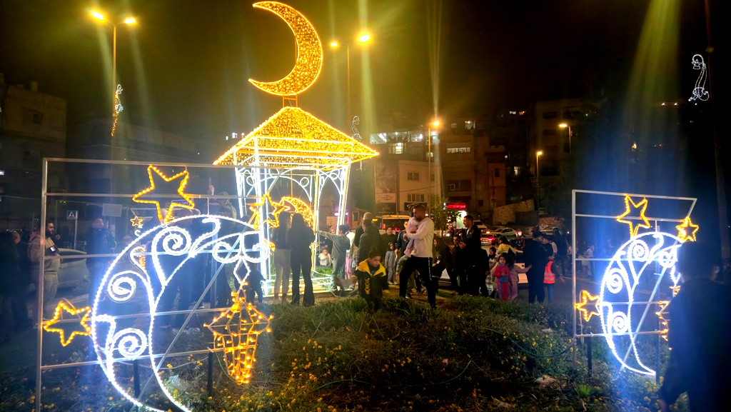 الاحتفال بإضاءة فانوس رمضان في يافة الناصرة