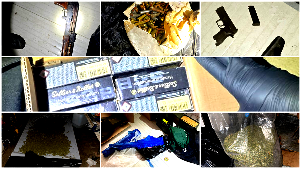 ضبط أسلحة ومخدرات في يركا 