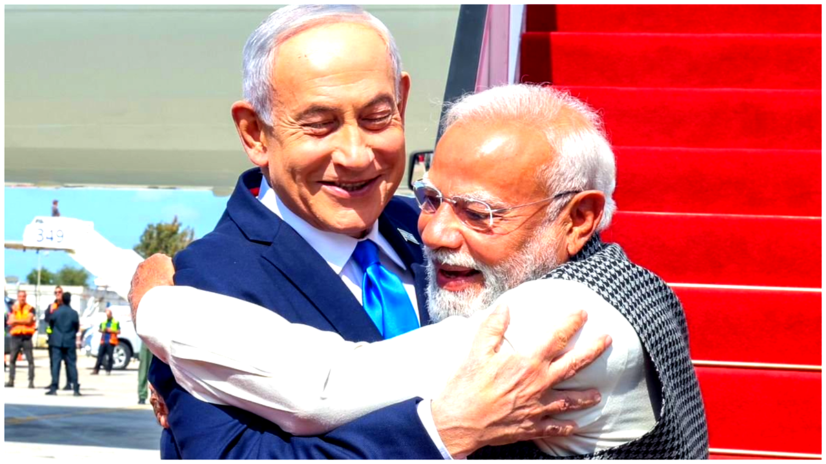 نتنياهو يستقبله بحفاوة: رئيس الوزراء الهندي يصل إلى إسرائيل