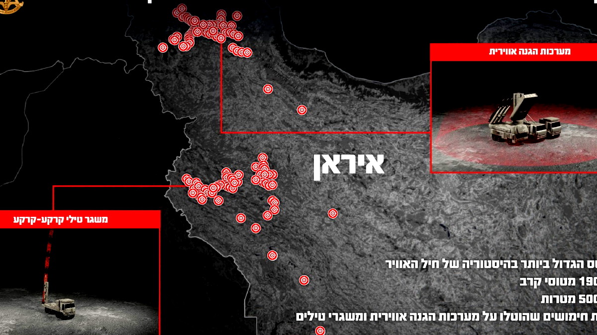 إسرائيل تعلن شن أكبر هجوم جوي في تاريخها بـ 200 طائرة مقاتلة في عمق إيران