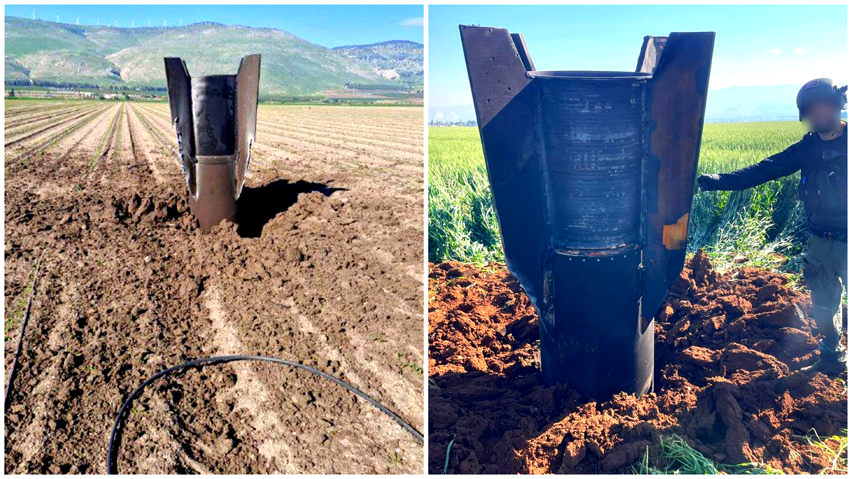 العثور على شظايا صواريخ في الشمال - الشرطة: إياكم والاقتراب منها أو لمسها