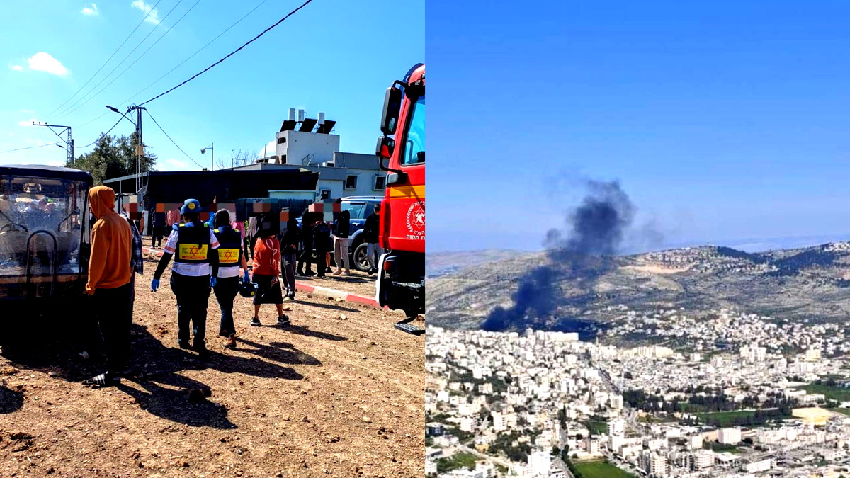 للمرة الثانية خلال ساعات| إطلاق صواريخ من إيران وصفارات الإنذار تدوي في المركز والقدس.. سقوط شظايا قرب نابلس
