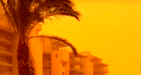 غبار ورياح شديدة تضرب جنوب البلاد وقطاع غزة وإغلاق شوارع 