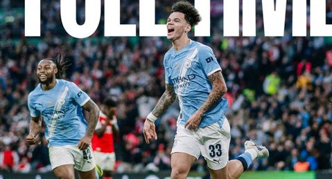 مانشستر سيتي يتوج بطلاً لكأس الرابطة وينهي حلم أرسنال