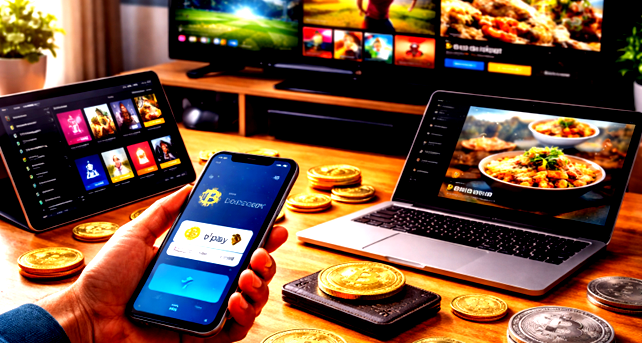 الاشتراكات الرقمية المدفوعة بالعملات المشفرة 