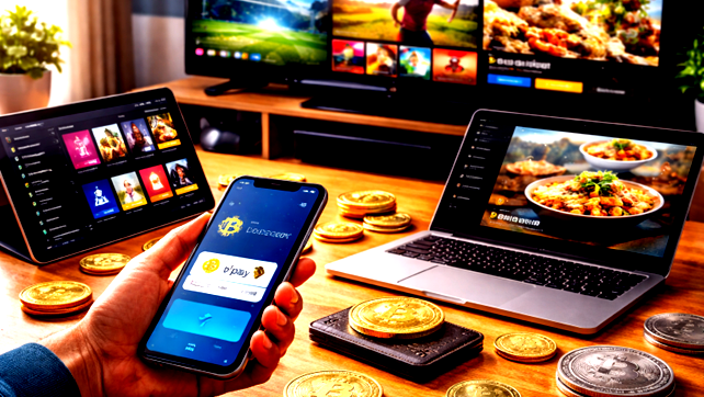 الاشتراكات الرقمية المدفوعة بالعملات المشفرة