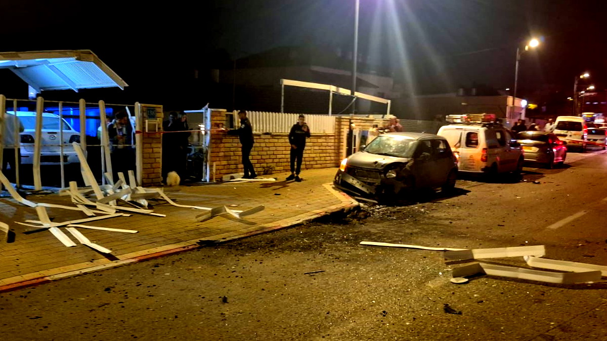 سقوط شظايا صواريخ إيرانية في منطقة المركز وأضرار مادية دون تسجيل إصابات