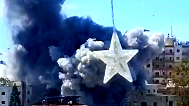 الحرب الإسرائيليّة الأميركية على إيران|  غارة إسرائيلية عنيفة تستهدف منطقة المساكن الشعبية في محيط مدينة صور جنوبي لبنان 