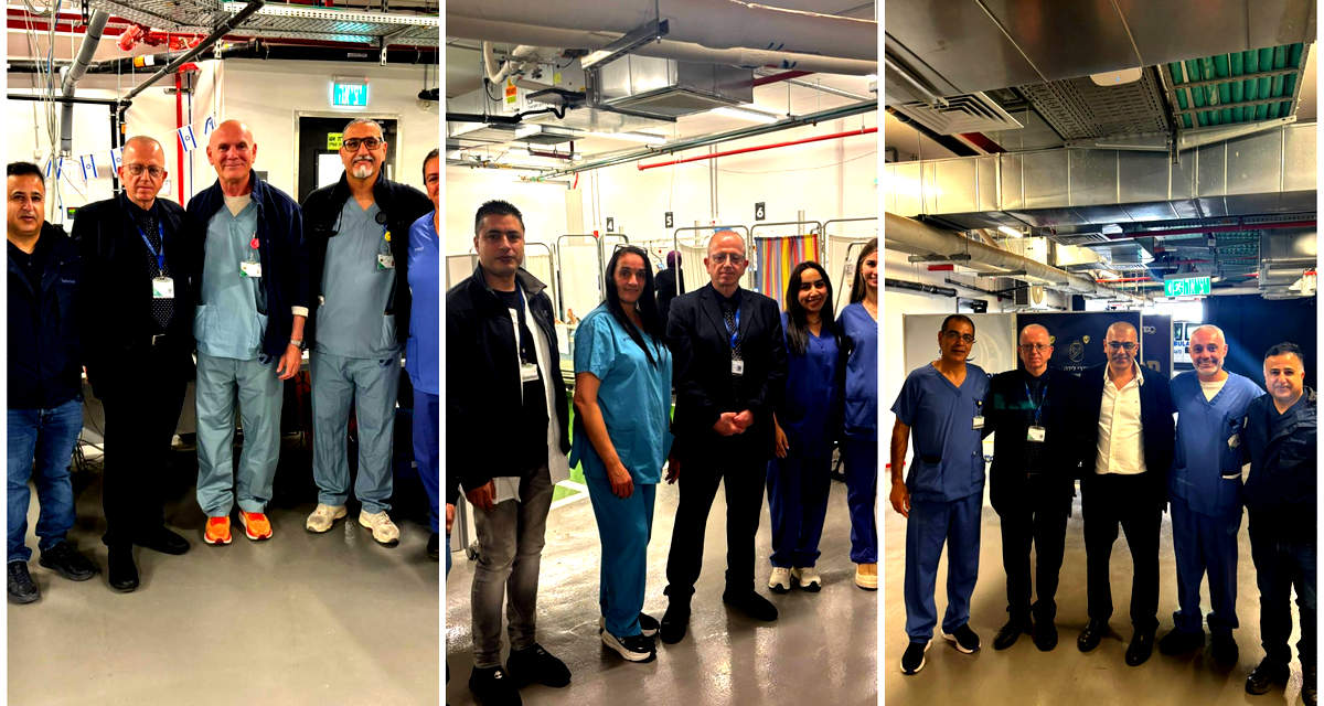 زيارة دعم وتقدير للمركز الطبي "هعيمك" في ظل حالة الطوارئ