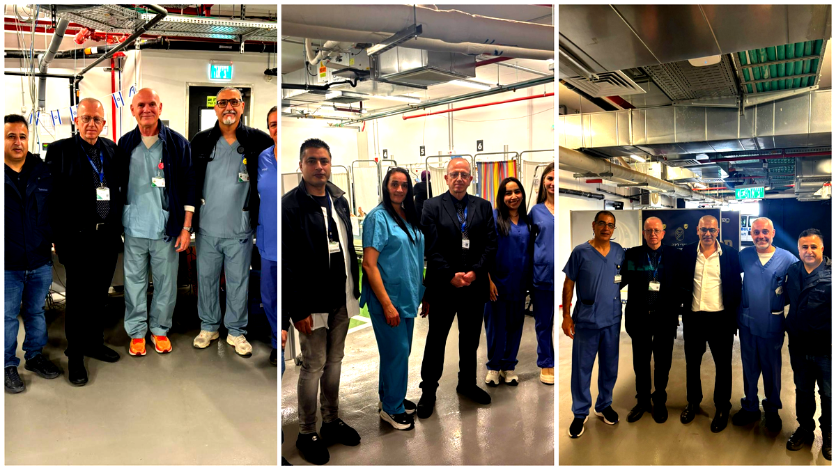 زيارة دعم وتقدير للمركز الطبي "هعيمك" في ظل حالة الطوارئ