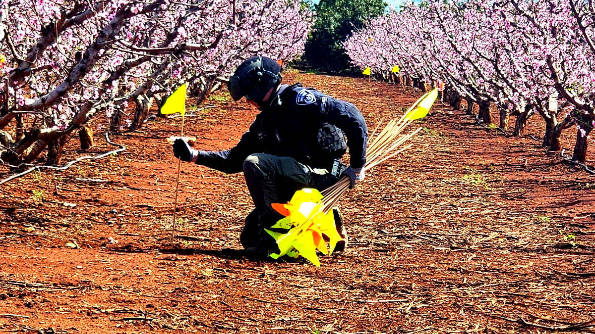 رصد 4 صواريخ إيرانية وسقوط أحدها في منطقة مفتوحة بالنقب