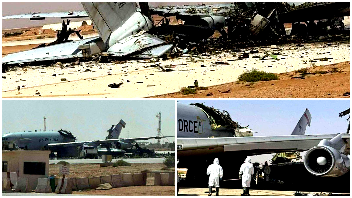 صور تكشف استهداف طائرات أمريكية متطورة في قاعدة الأمير سلطان في السعودية