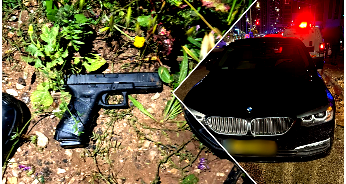 مسلح أشهر سلاحه بوجه شرطي في الرملة - مطاردة واعتقال بعد مواجهة مباشرة