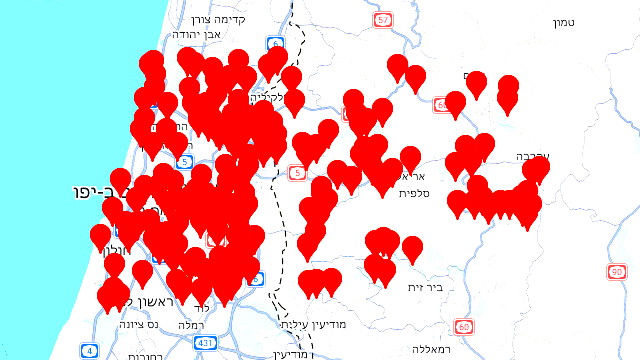 إطلاق رشقتين صاروخيتين من إيران نحو مركز البلاد وصفارات الإنذار تدوي في مناطق واسعة