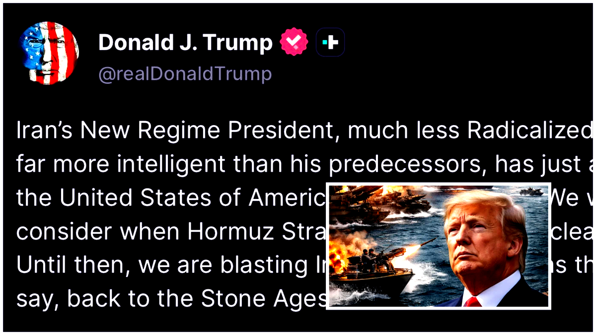 ترامب : رئيس النظام الايراني الجديد طلب للتو وقف إطلاق النار  