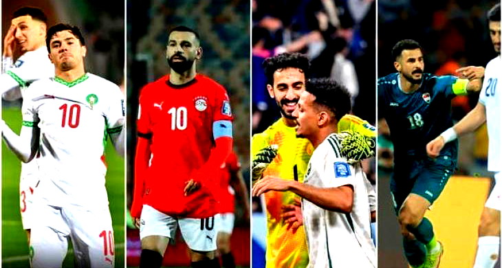 لأول مرة .. 8 منتخبات عربية في كأس العالم 