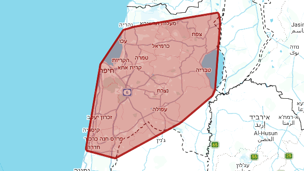 صفارات الإنذار تدوي في الشمال بعد إطلاق رشقة صاروخية من إيران