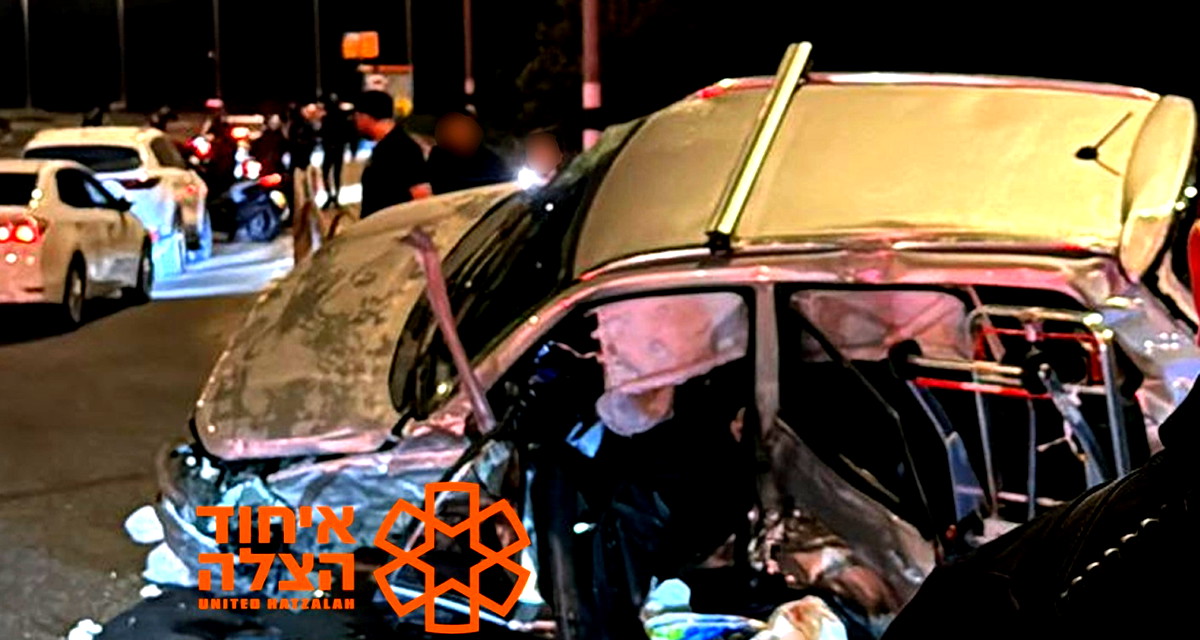 حادث طرق مروع على شارع 805 قرب طمرة: 8 إصابات بينها خطيرة لأب وأطفال