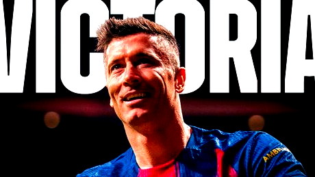 برشلونة "المحظوظ" يتجاوز أتلتيكو مدريد بهدف قاتل بكتف ليفاندوفسكي