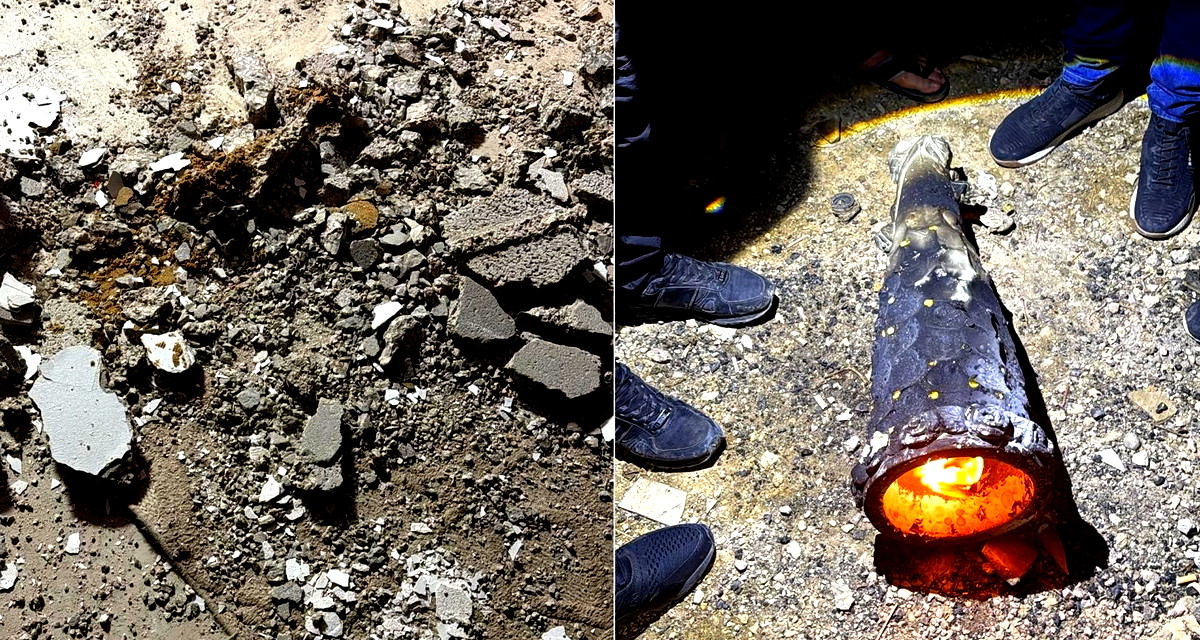 عرعرة النقب: سقوط شظايا صاروخية على منزل سكني دون وقوع إصابات