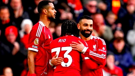 بفضل هدفي صلاح وريو.. ليفربول يقطع خطوة نحو دوري أبطال أوروبا