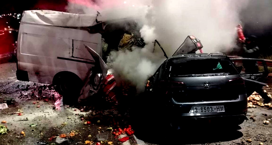 شارع 60 جنوب نابلس: مصرع 5 فلسطينيين في حادث طرق مروّع