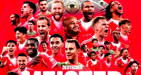 بايرن ميونيخ يتوج بطلاً للدوري الألماني بالفوز على شتوتغارت 