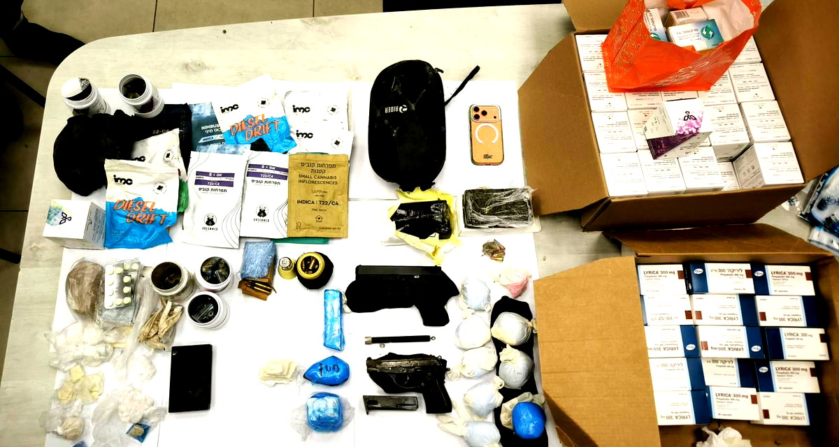 اعتقال شاب في العشرينات من اللد بشبهة حيازة أسلحة غير قانونية ومخدرات