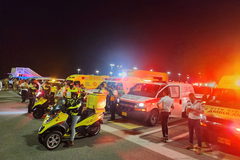إصابة شاب (34 عامًا) بجراح خطيرة جراء انزلاق دراجة نارية على شارع 90