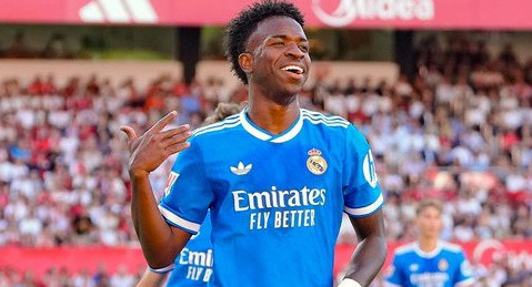 هدف فينيسيوس يكفي ريال مدريد أمام إشبيلية وجيرونا على حافة الهبوط