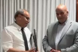 د. غزال أبو ريا يستضيف الأستاذ قاسم سواعد أبو حمد لبحث قضايا السلم الأهلي والأمن المجتمعي