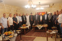 منتدى عزوتنا يزور الشيخ حسين الهيب أبو يوسف في طوبا الزنغرية مهنئًا بعودته المباركة من الديار الحجازية